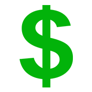 energy solutions green dollar sign icon
